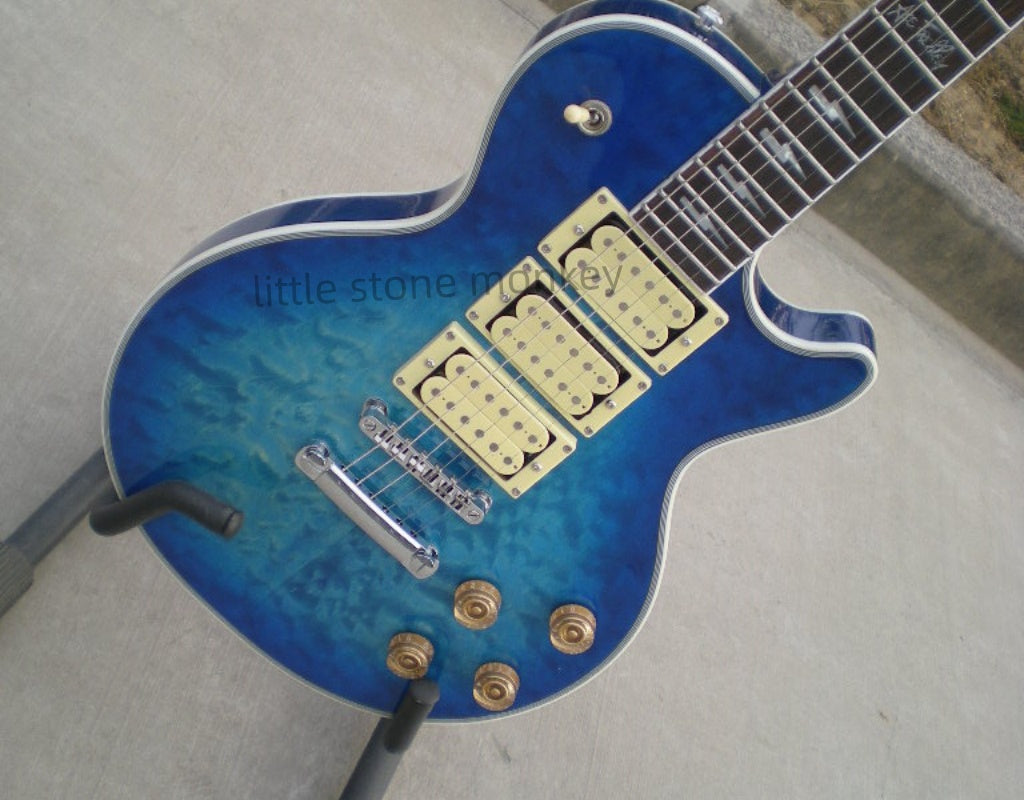 Factory Customized    Electric Guitar with Vintage Vintage facial makeup  Electric Guitarop377#