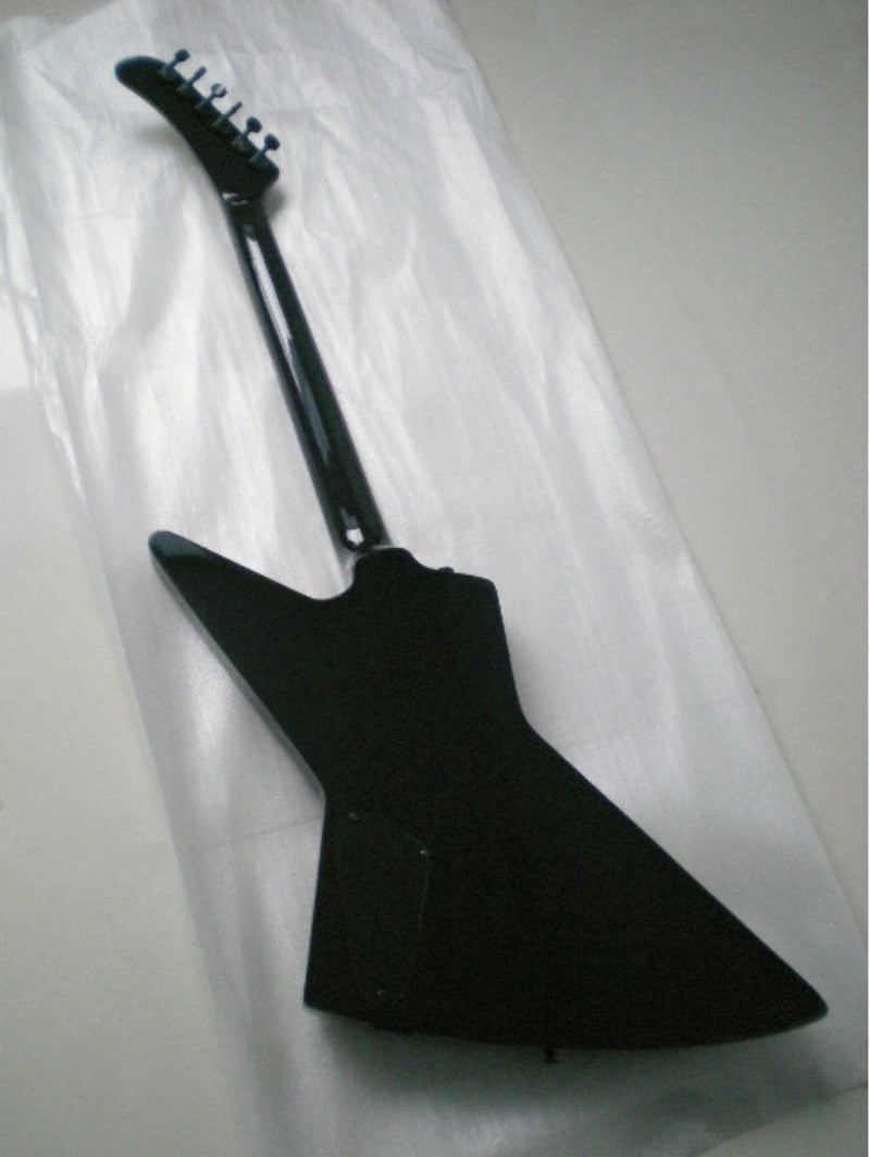 Black Glossy Electric Guitar 6-String Customize  High Quality irregular Guitar