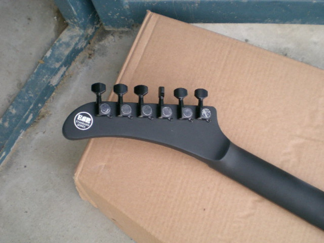 Black Electric Guitar 6-String Customize  High Quality irregular Guitar