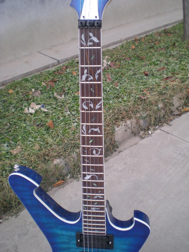 Customize Blue Electric Guitar