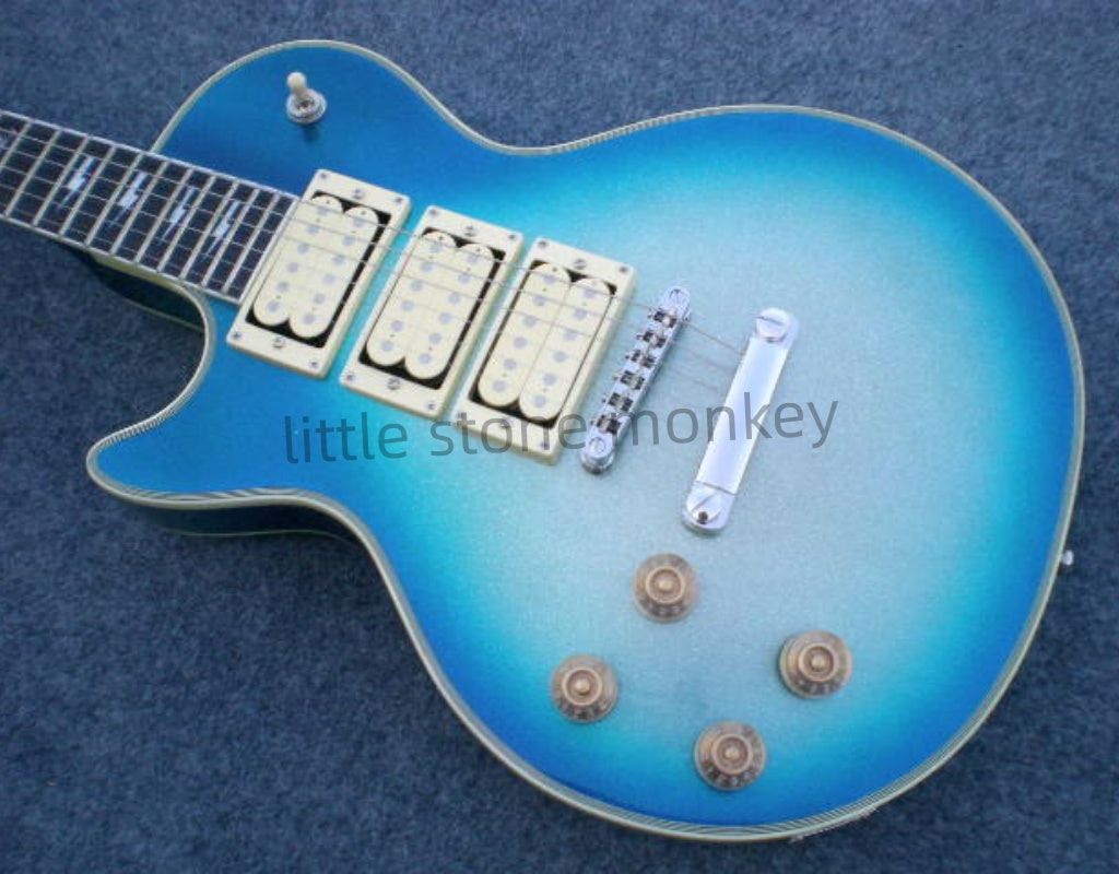 Factory Customized    Electric Guitar with Vintage Vintage Red and white circles black and white circles  Electric Guitarop383 384#