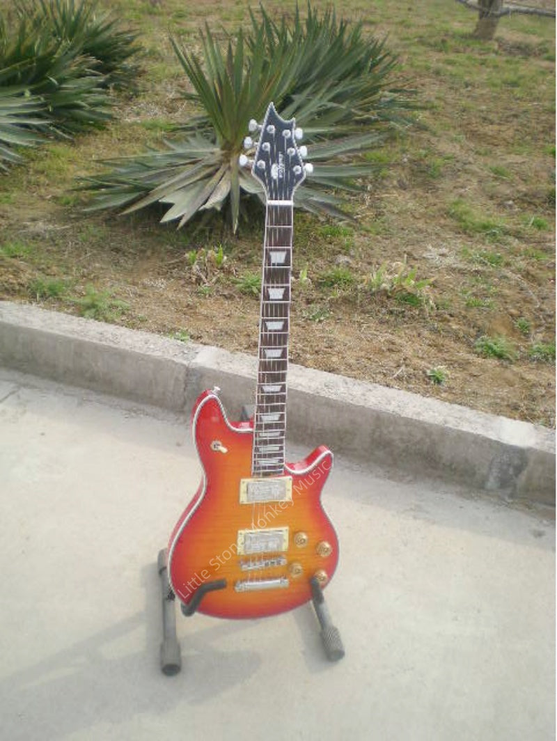 Customize Horizontal Stripes Electric Guitar LSM006