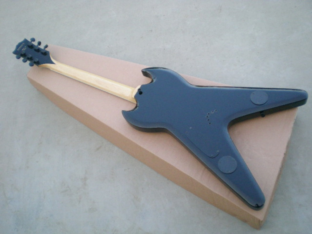 Customize Black and White Circles Electric Guitar LSM015