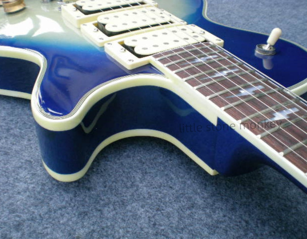 Factory Customized    Electric Guitar with Vintage Vintage facial makeup  Electric Guitarop376#