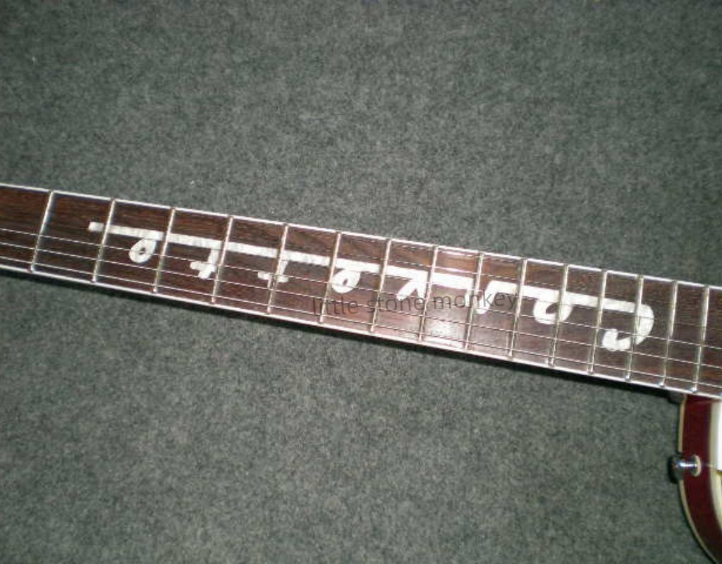 Factory Customized    Electric Guitar with Vintage Vintage yellow color Electric Guitarop386 387#