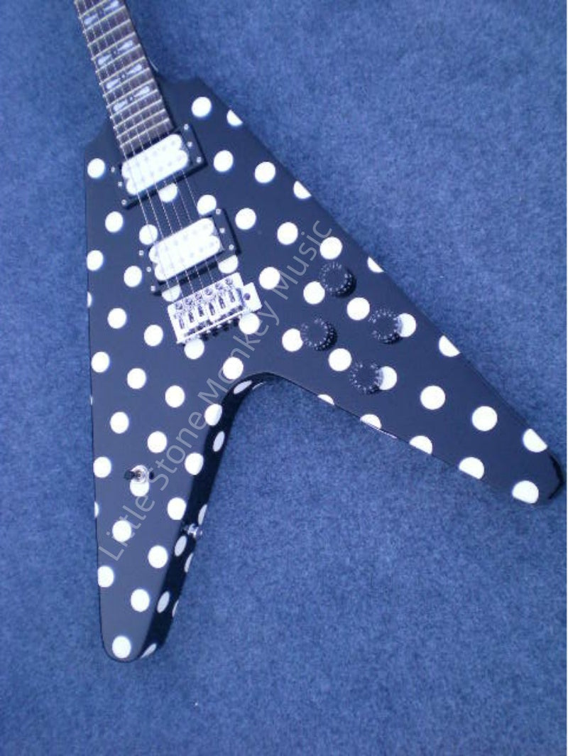 Customize Polka Dots Electric Guitar LSM014