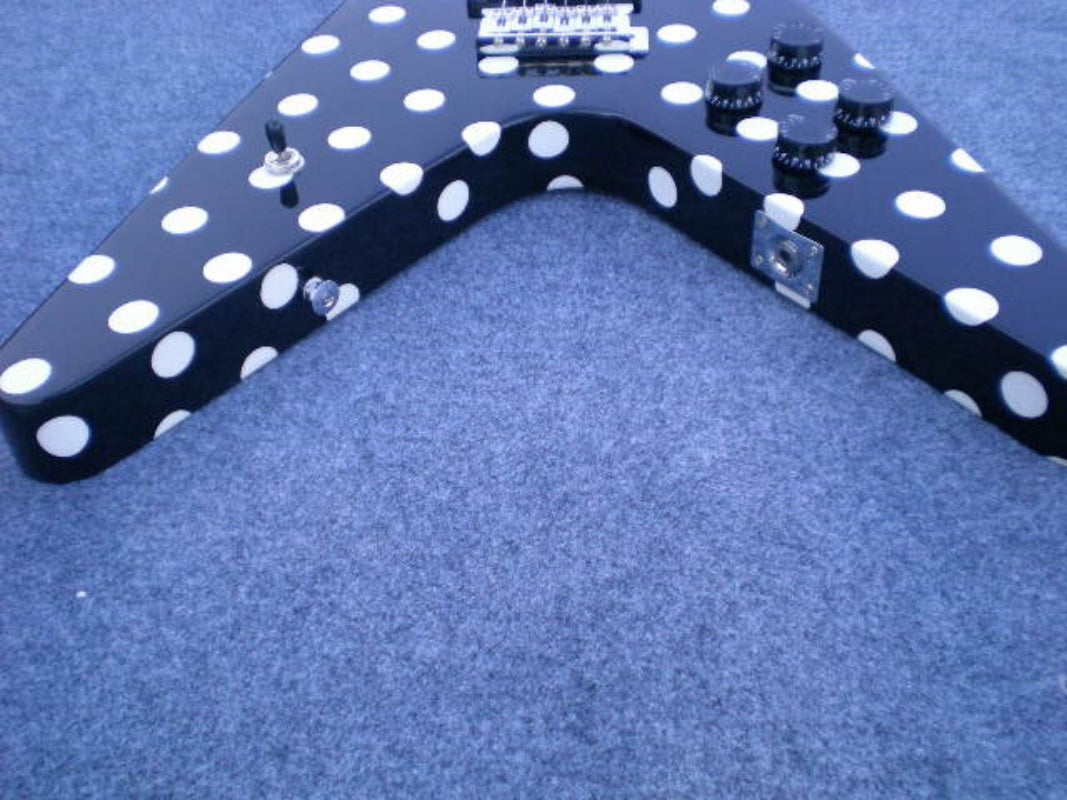 Customize Polka Dots Electric Guitar LSM014
