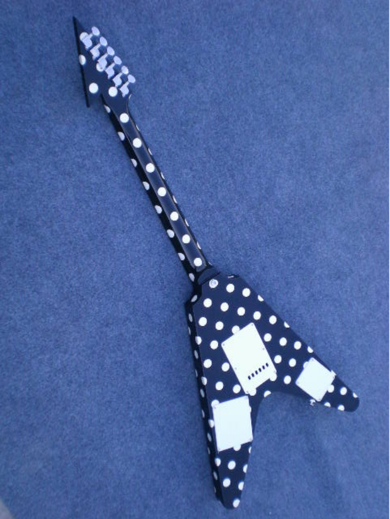 Customize Polka Dots Electric Guitar LSM014