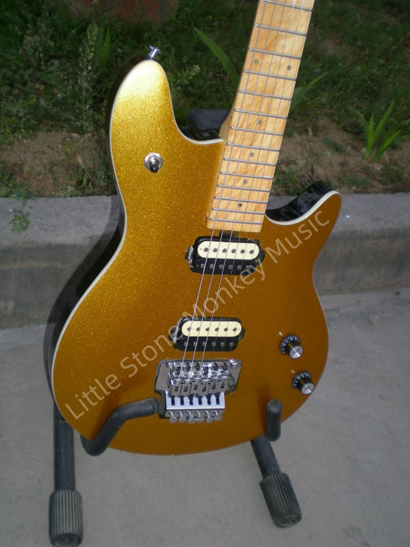 Customize Golden Electric Guitar LSM008