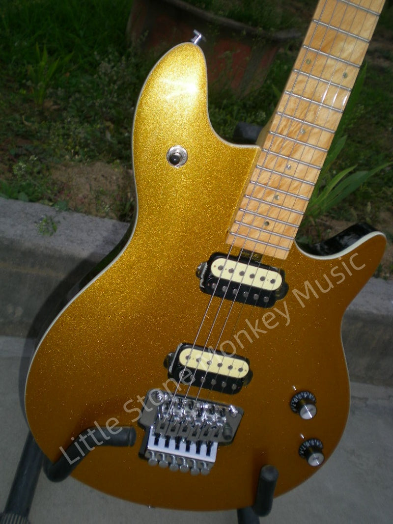 Customize Golden Electric Guitar LSM008