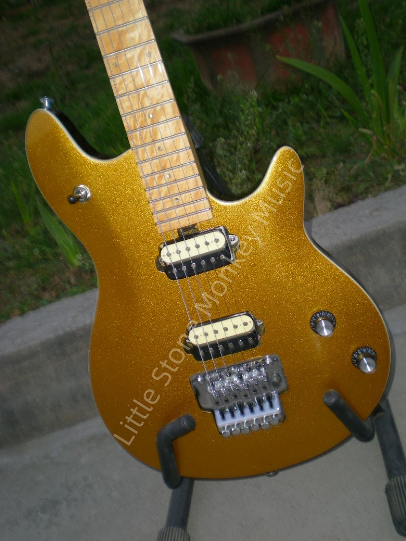 Customize Golden Electric Guitar LSM008