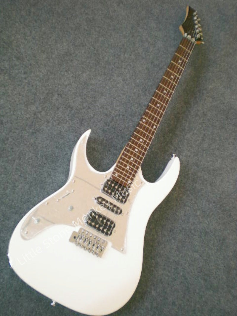 Customize Left Hand White Color  Electric Guitar Lba  RG Z32#