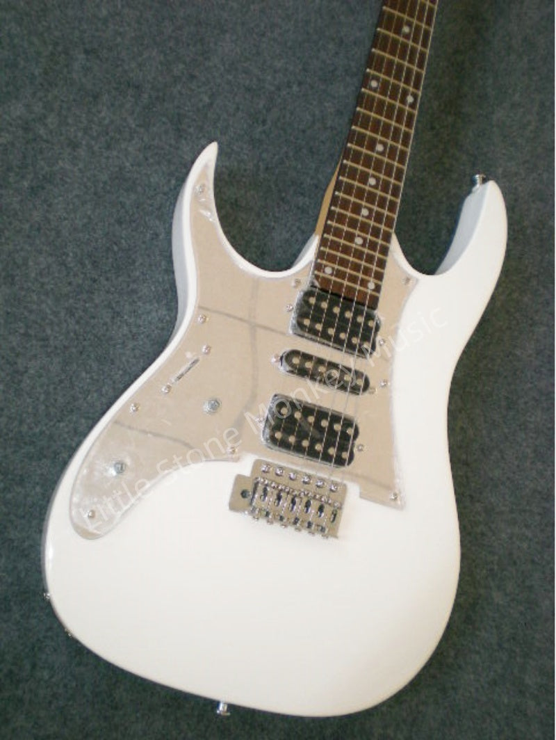 Customize Left Hand White Color  Electric Guitar Lba  RG Z32#
