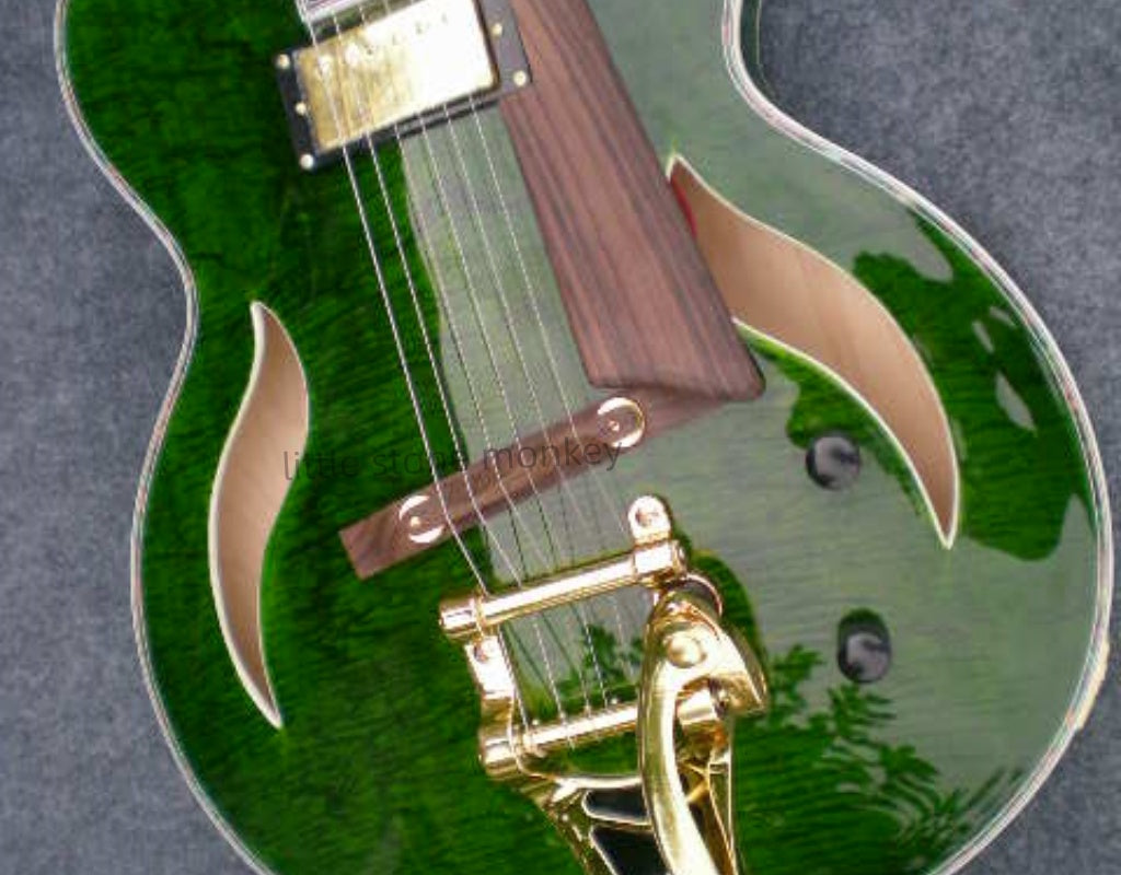 Factory Customized    Electric Guitar with Vintage Vintage green color Electric Guitarop 279#