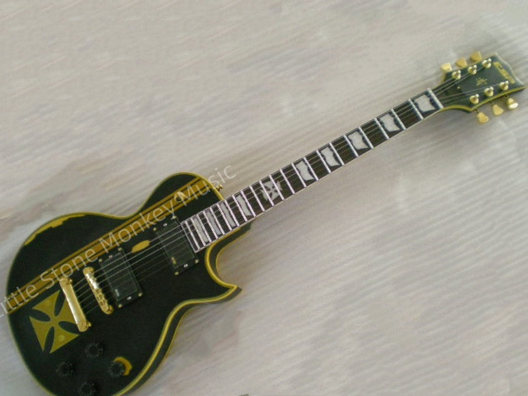 Customize Black Electric Guitar