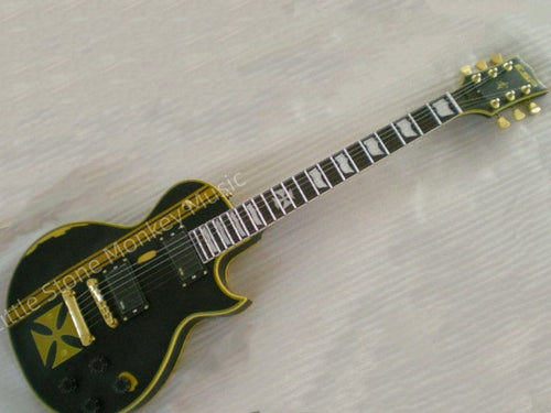 Customize Black Electric Guitar