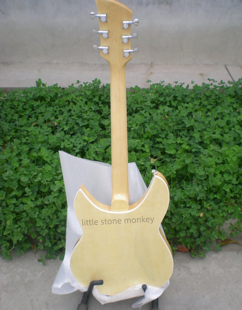 Factory Customized    Electric Guitar with Vintage Vintage yellow  color Electric Guitarop348#