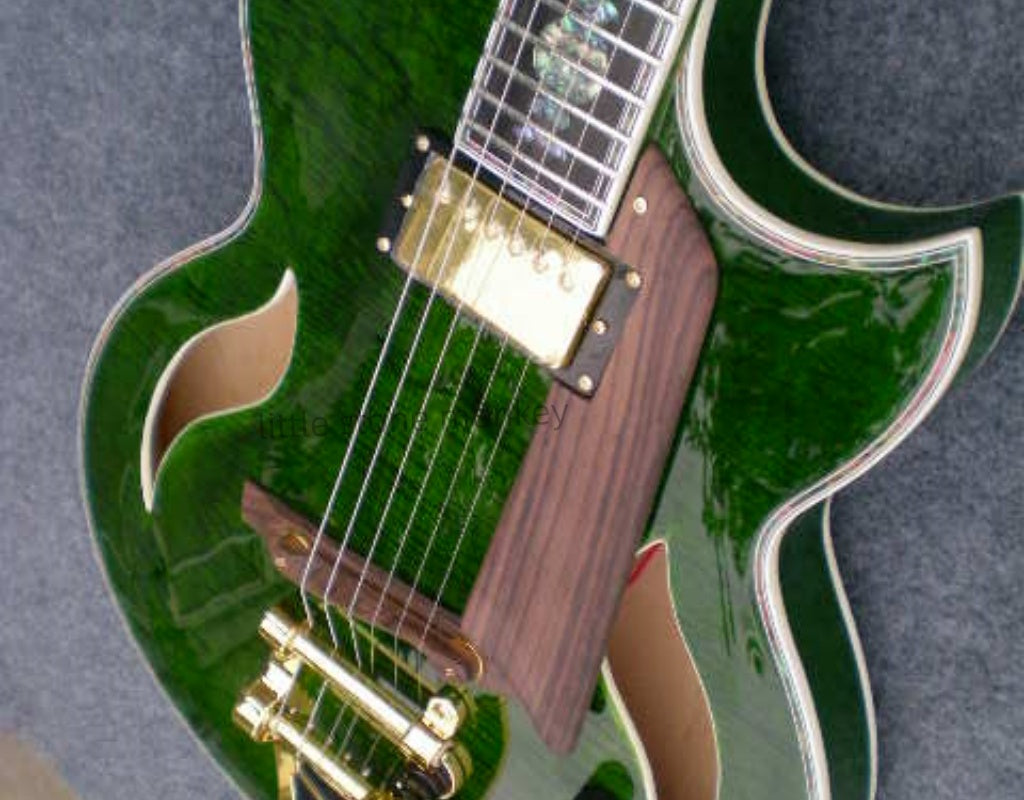Factory Customized    Electric Guitar with Vintage Vintage green color Electric Guitarop 279#