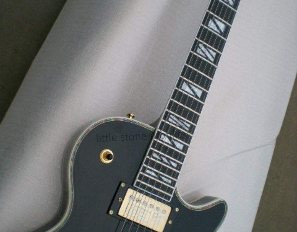 Factory Customized    Electric Guitar with Vintage Vintage aubergine black color Electric Guitarop322#