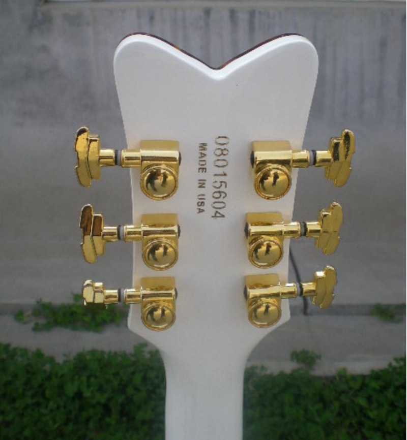 Factory Customized    Electric Guitar with Vintage Vintage  white color Electric Guitarop 215#