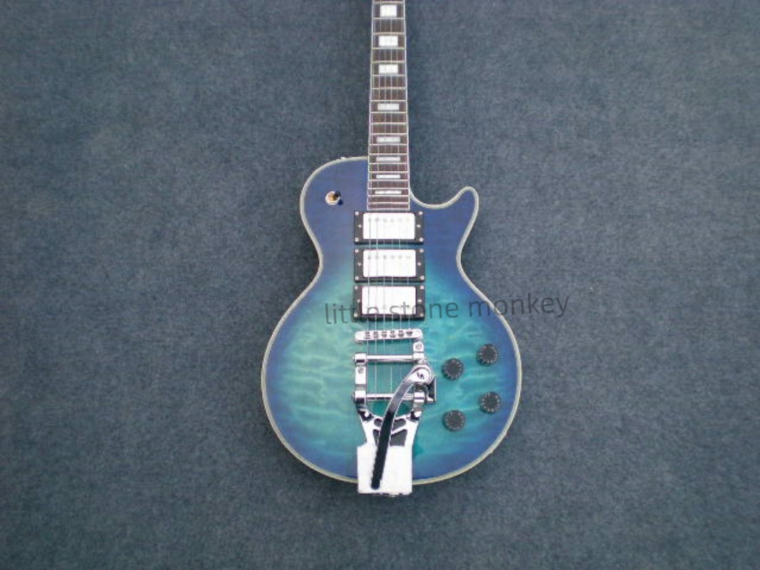Factory Customized    Electric Guitar with Vintage Vintage yellow color Electric Guitarop 252#