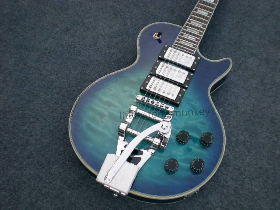 Factory Customized    Electric Guitar with Vintage Vintage yellow color Electric Guitarop 252#