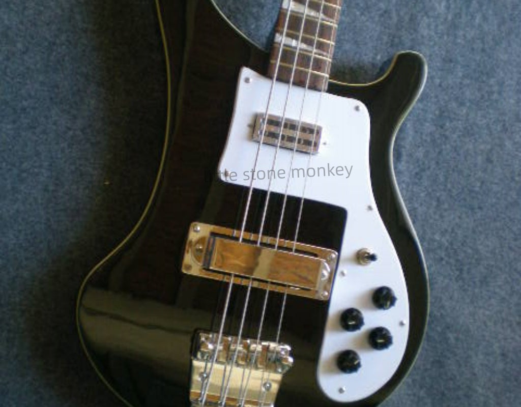 Factory Customized    Electric Guitar with Vintage Vintage aubergine black and   white   color Electric Guitarop335#