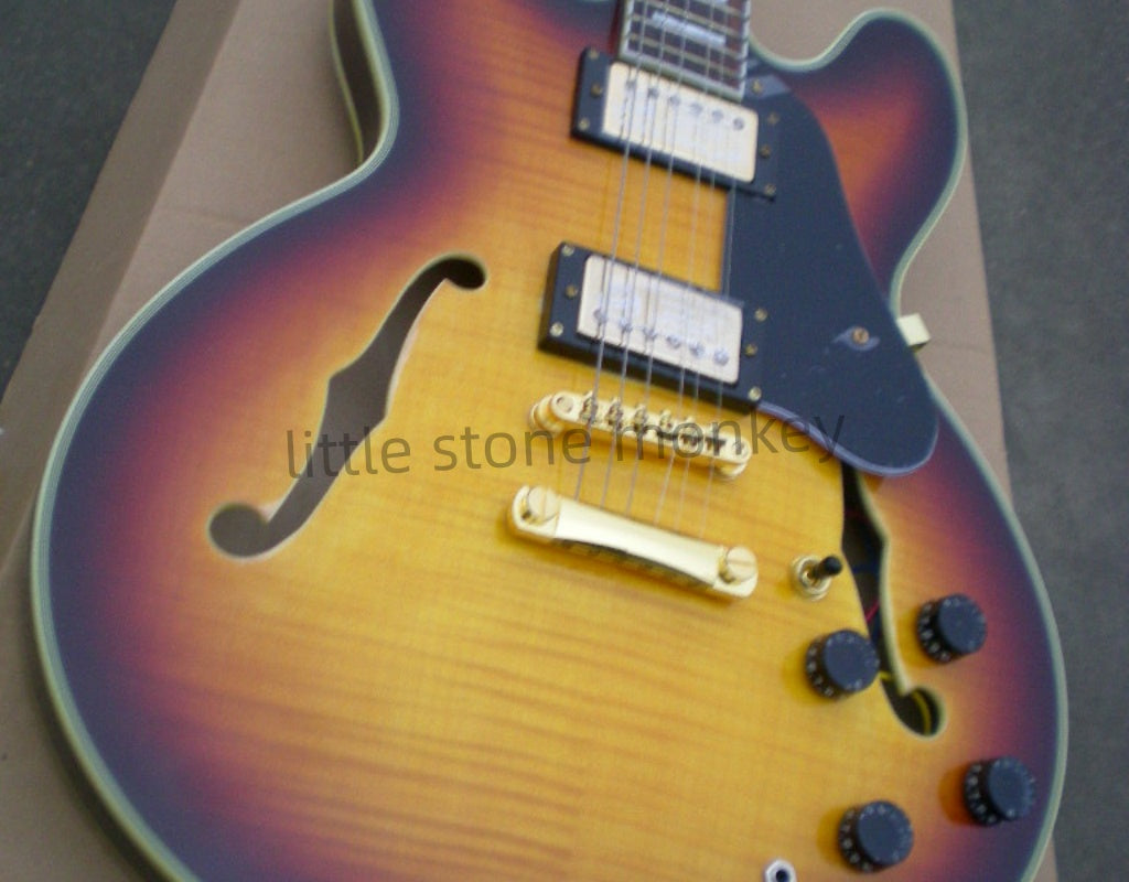 Factory Customized    Electric Guitar with Vintage Vintage burlywood color Electric Guitarop 255#