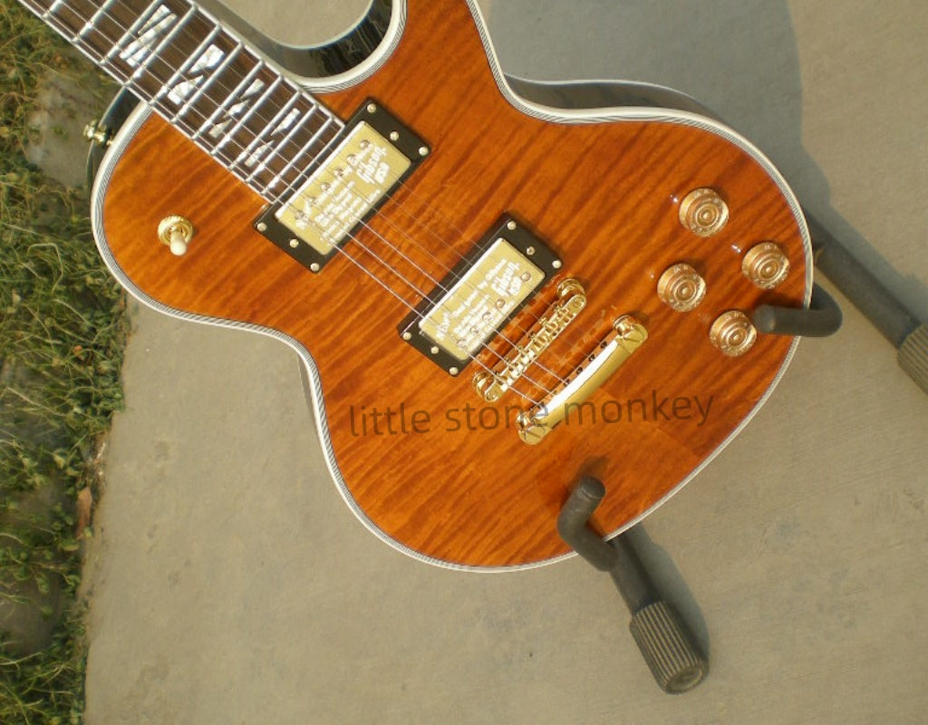 Factory Customized    Electric Guitar with Vintage Vintage burlywood color Electric Guitarop311 and312#