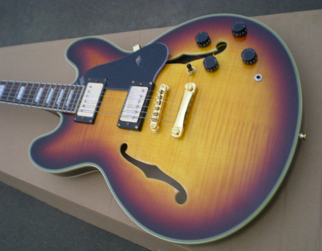 Factory Customized    Electric Guitar with Vintage Vintage burlywood color Electric Guitarop 256#