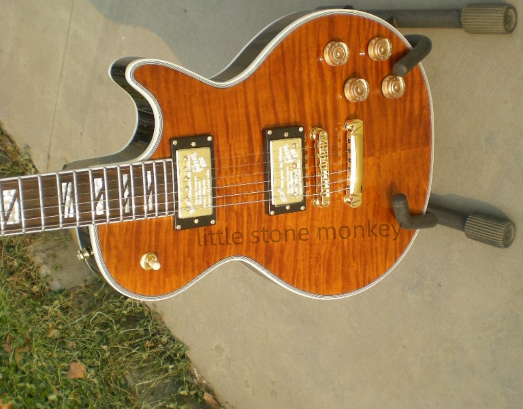 Factory Customized    Electric Guitar with Vintage Vintage burlywood color Electric Guitarop311 and312#
