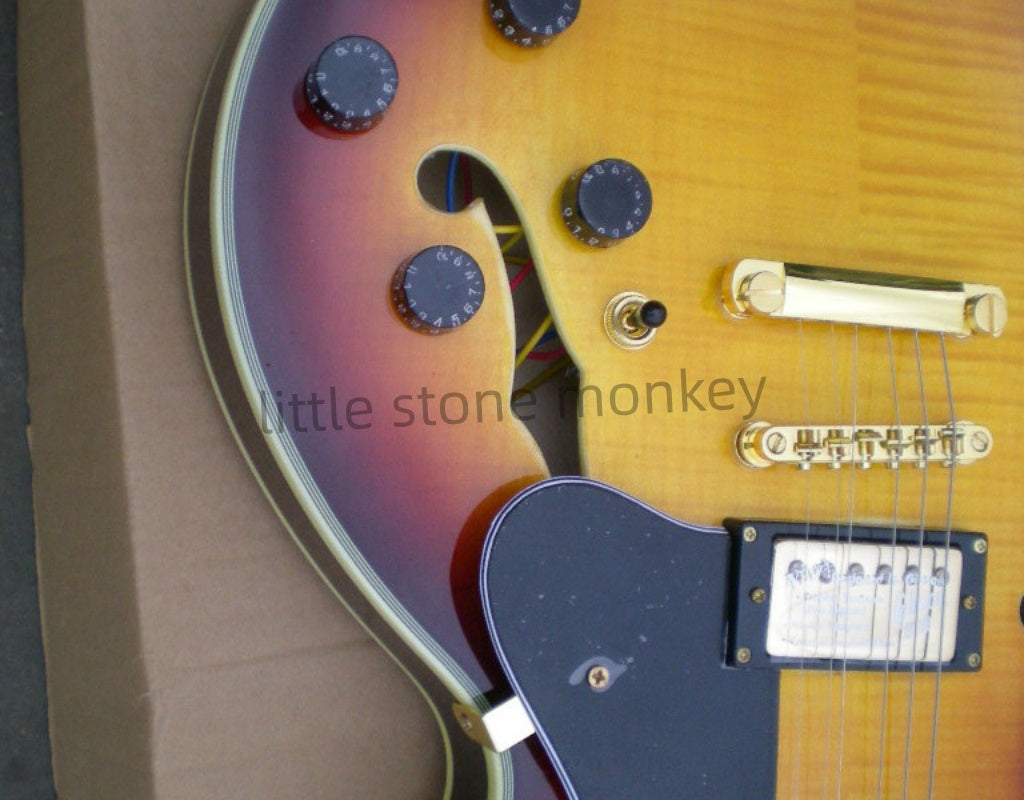 Factory Customized    Electric Guitar with Vintage Vintage burlywood color Electric Guitarop 255#