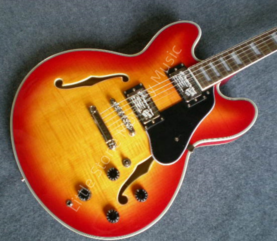 Factory Customized    Electric Guitar with Vintage red  color Electric Guitarop 239-244#