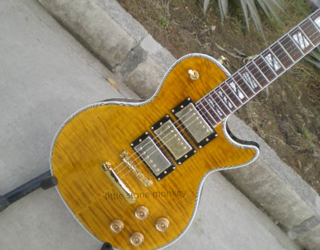 Factory Customized    Electric Guitar with Vintage Vintage burlywood color Electric Guitarop 298 and 299#