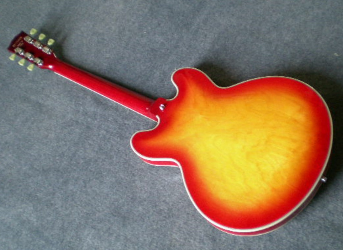 Factory Customized    Electric Guitar with Vintage red  color Electric Guitarop 239-244#
