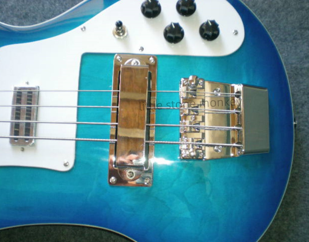 Factory Customized    Electric Guitar with Vintage Vintage aubergine blue   color Electric Guitarop337#