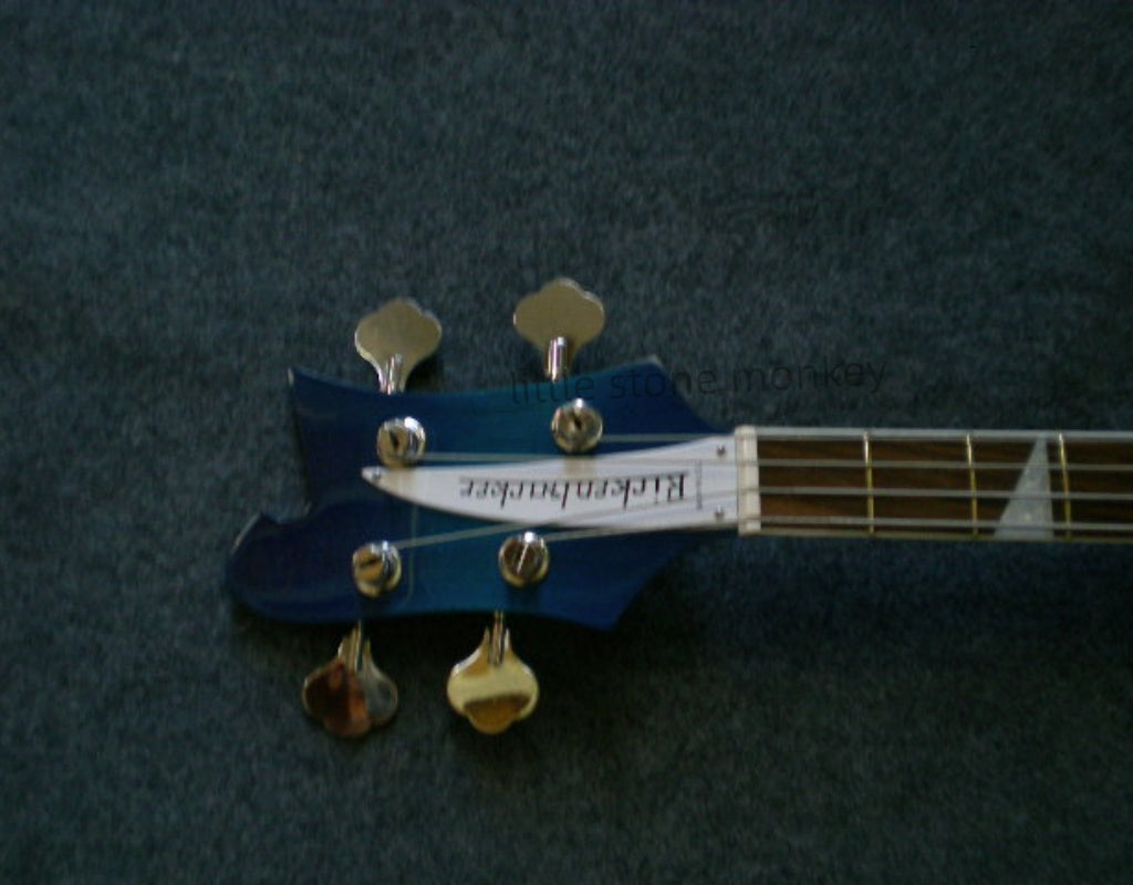 Factory Customized    Electric Guitar with Vintage Vintage aubergine blue   color Electric Guitarop337#