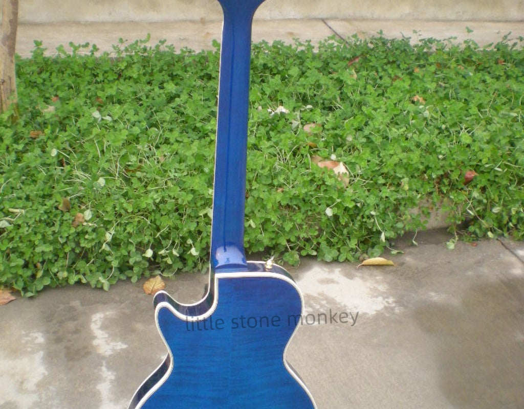 Factory Customized    Electric Guitar with Vintage Vintage  blue color Electric Guitarop 280#