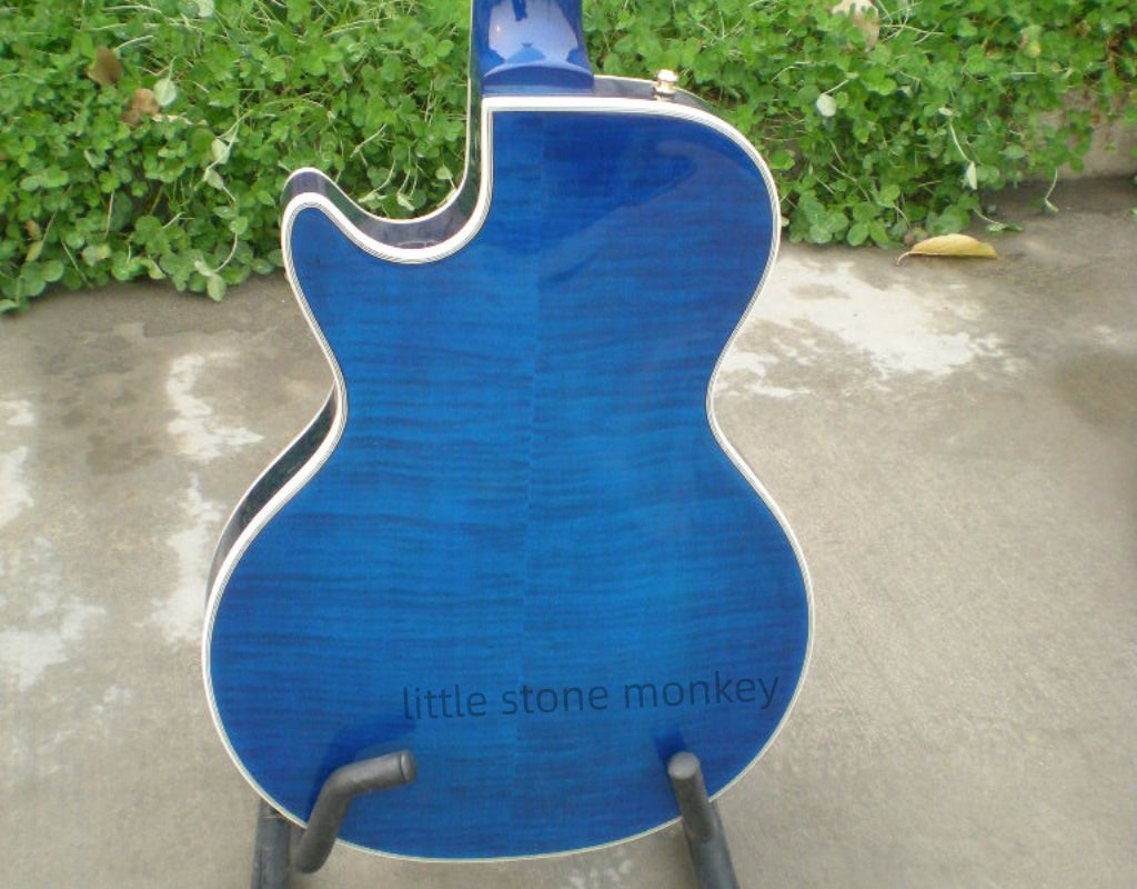 Factory Customized    Electric Guitar with Vintage Vintage  blue color Electric Guitarop 280#