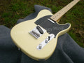 Factory Customized  Navy  Electric Guitar with Tele Electric Guitarop yellow  Color198#