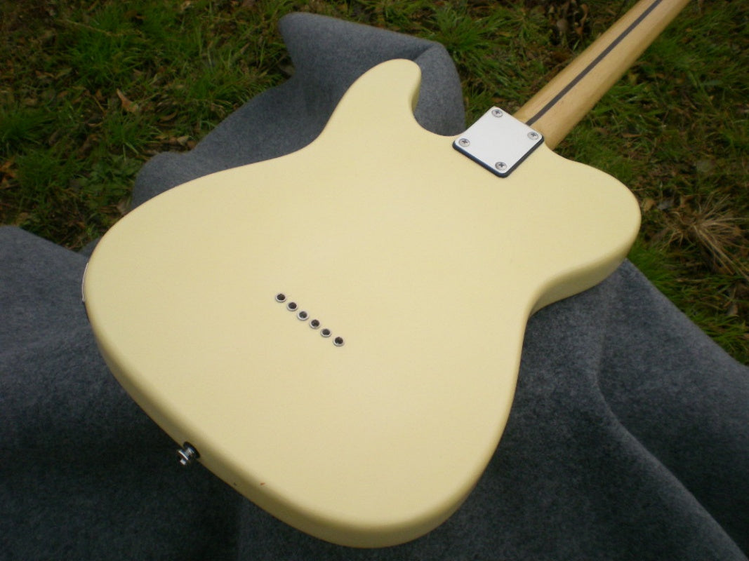 Factory Customized  Navy  Electric Guitar with Tele Electric Guitarop yellow  Color198#