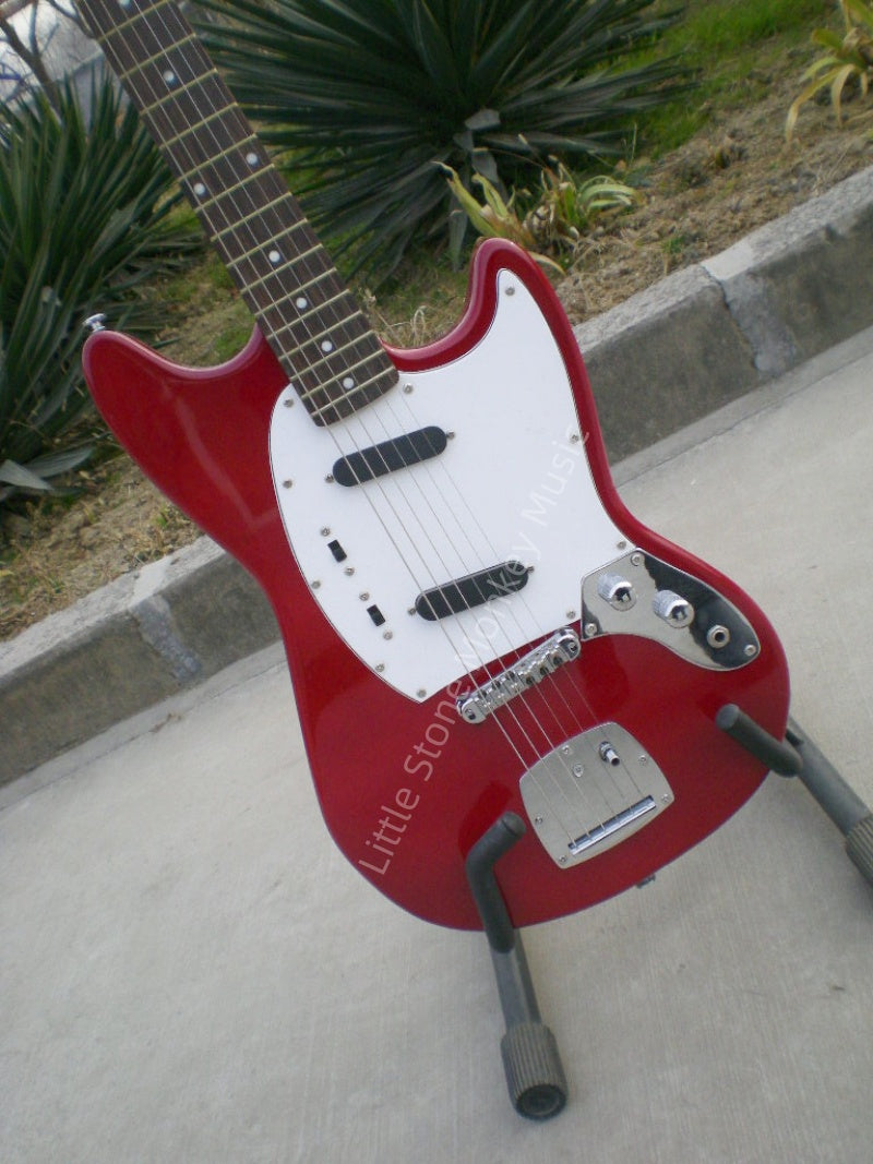 Factory Customized  Navy  Electric Guitar with red and white Tele Electric Guitarop 204#