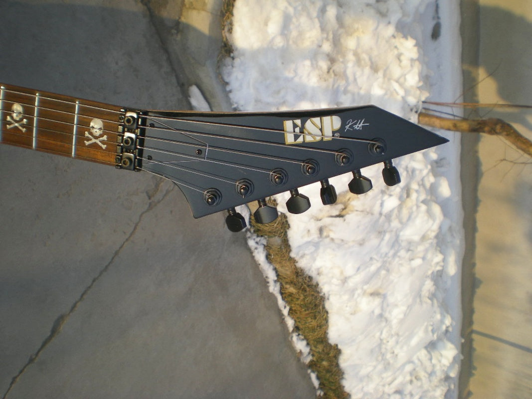 Green Body Black Border Electric Guitar