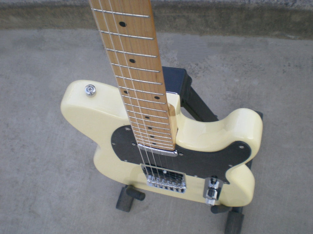 Factory Customized  Navy  Electric Guitar with Tele Electric Guitarop yellow  Color199#