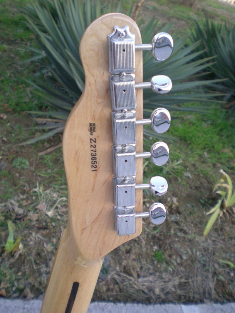 Factory Customized  Navy  Electric Guitar with Tele Electric Guitarop yellow  Color199#