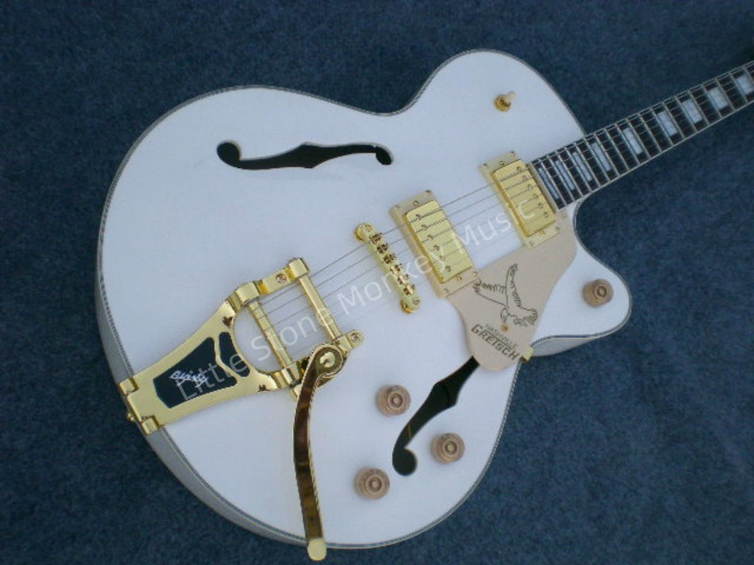 Factory Customized    Electric Guitar with Vintage white   color Electric Guitarop 217#