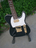 Factory Customized  6 Strings Navy Blue Electric Guitar with Flame Maple Veneer Rosewood Fretboard Customizable 190#