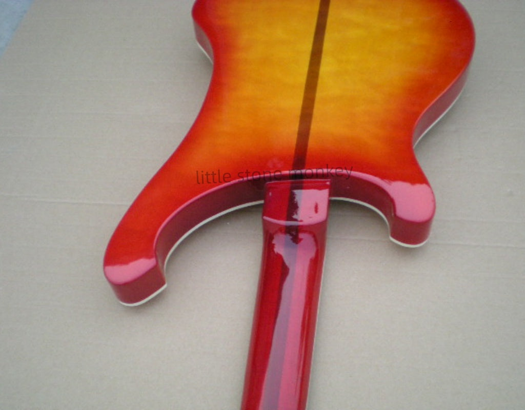 Factory Customized    Electric Guitar with Vintage Vintage aubergine  burlywood   color Electric Guitarop336#