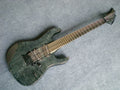 7 String RG Style Electric Guitar Transparent Grey Quilted Maple Top  Lba  RG Z38#