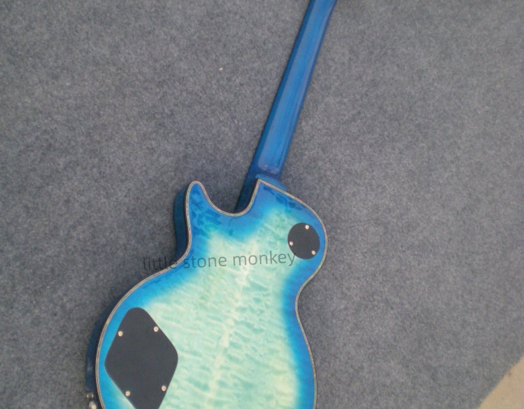 Factory Customized    Electric Guitar with Vintage Vintage Sea of Love blue color Electric Guitarop 286#